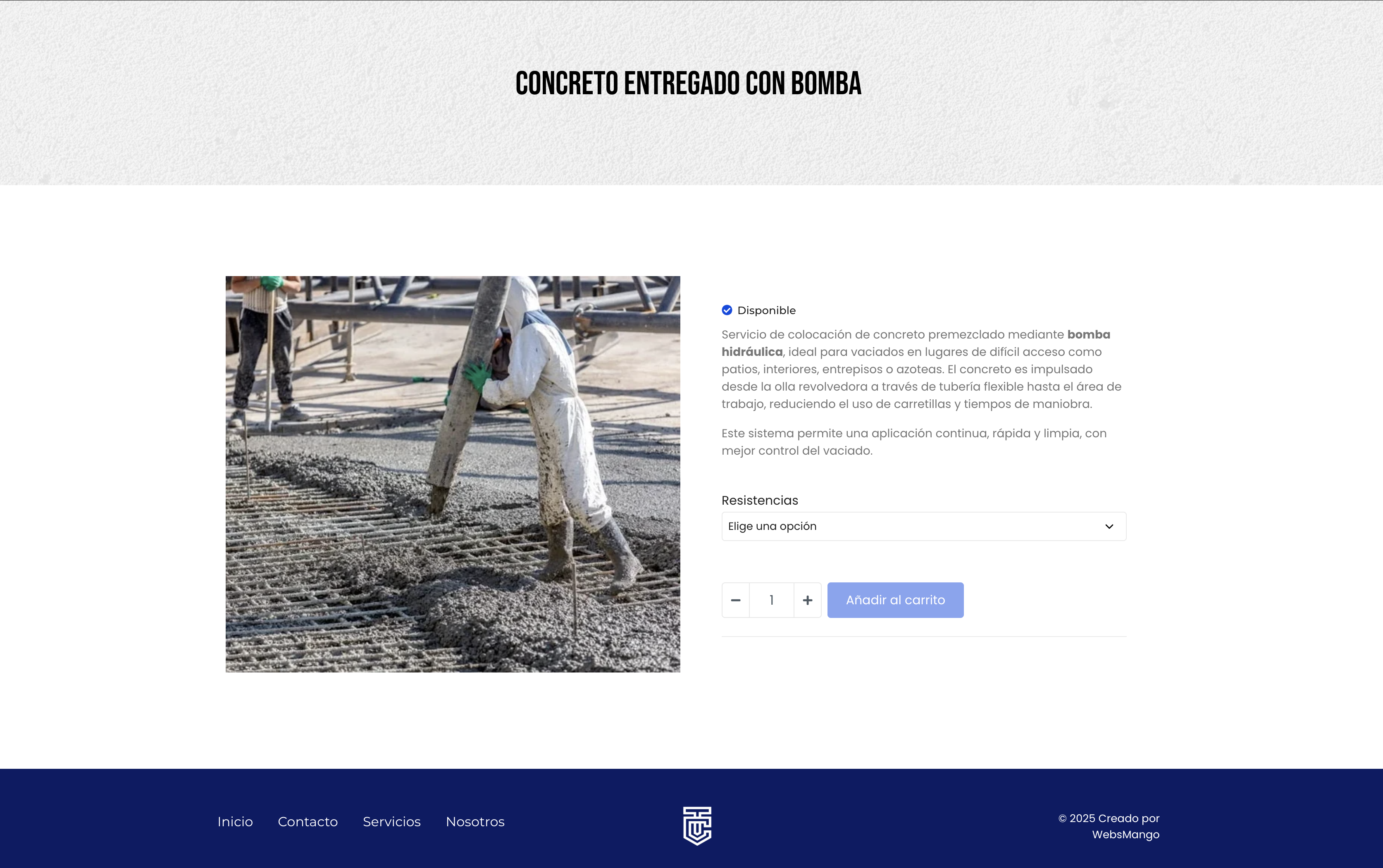 ConcreTech – Construction Company Website